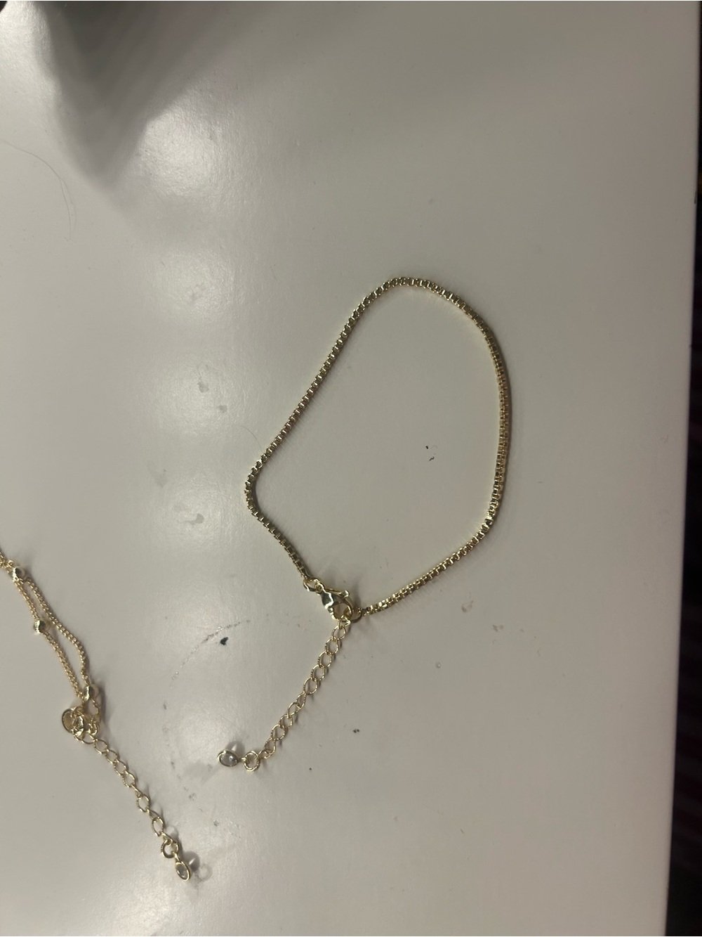2 Gorjana Gold Chain Bracelet with Adjustable Extender